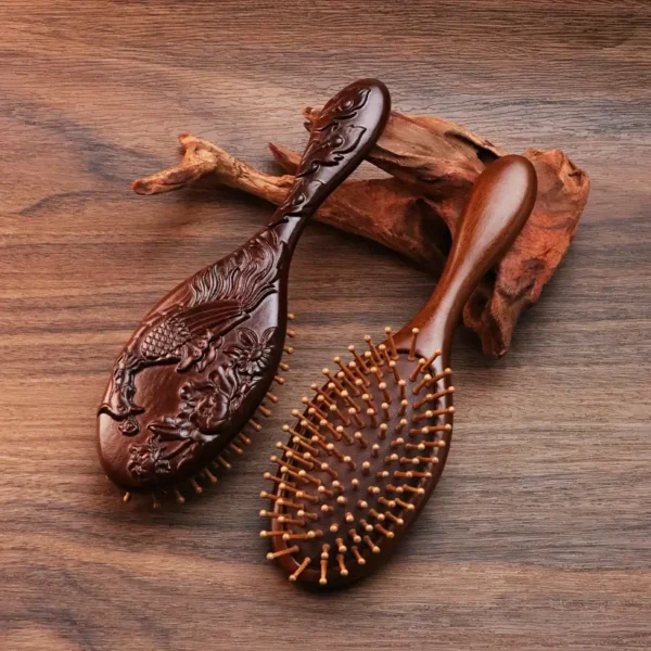Handmade Sandalwood Brush - Phoenix
